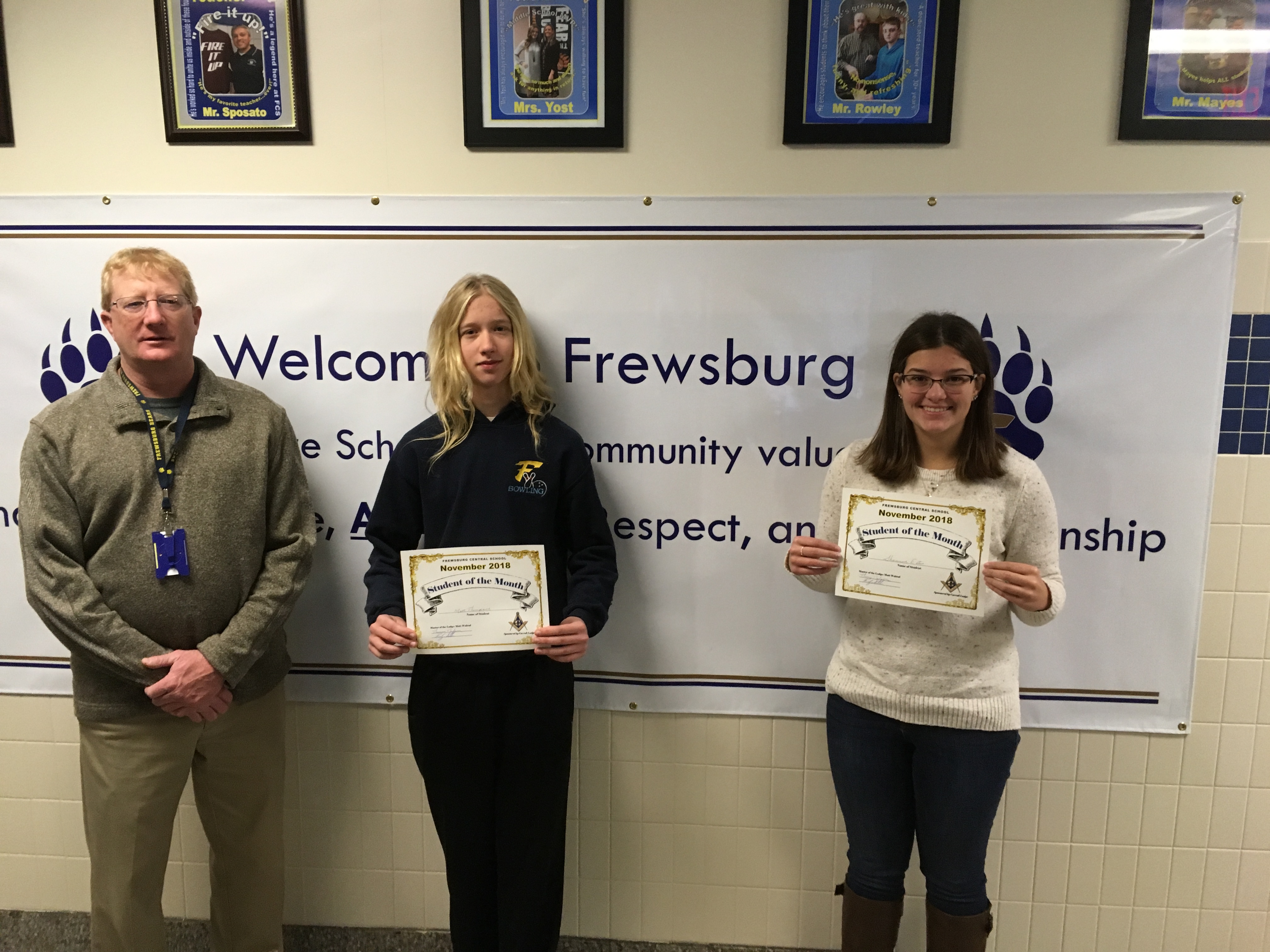 Frewsburg Honors November Students Of the Month News, Sports, Jobs